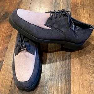 HUSH PUPPIES Vintage 90's Lace Up Two-Tone Oxfords